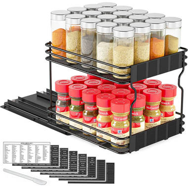 Spice organiser for online cupboard